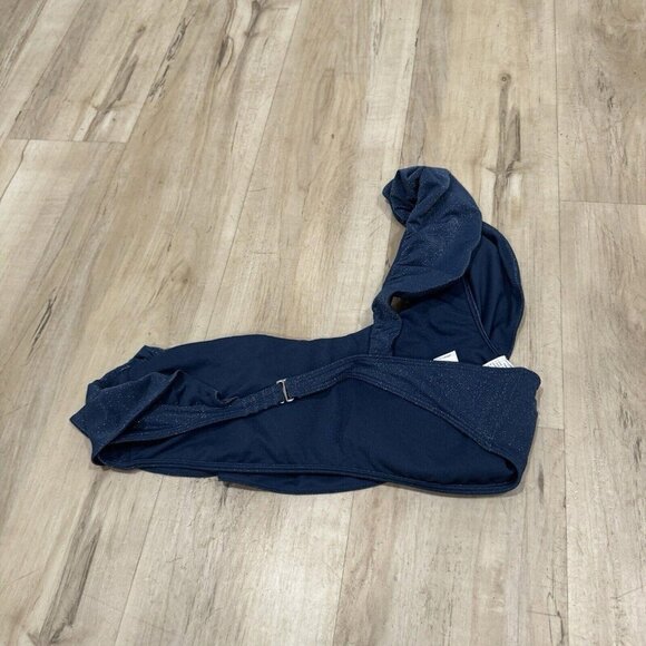 womens abercrombie and fitch Swimsuit Blue Size X-Large Xl One Shoulder Bikini - Picture 6 of 6